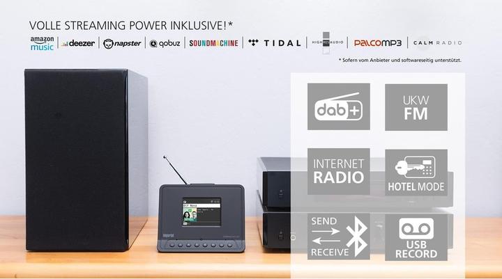 Produktbild Imperial Dabman i410 BT (DAB+, FM, Internetradio, UKW, Bluetooth, WLAN)