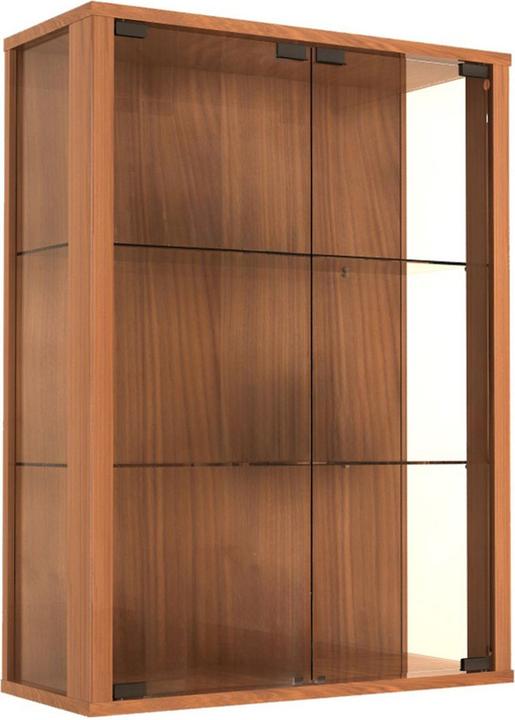 Produktbild VCM Sammel Wandvitrine Holz Glas Udina (60 x 60 x 80 cm)