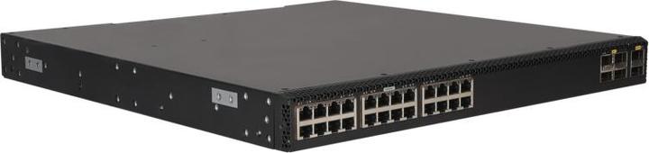Produktbild HPE E N FlexFabric 5710 Switch, 24 XGT, 6 QSFP+ or 2 QSFP28 Ports, ToR, IRF, Static Routing, RIP, PF (24 Ports)