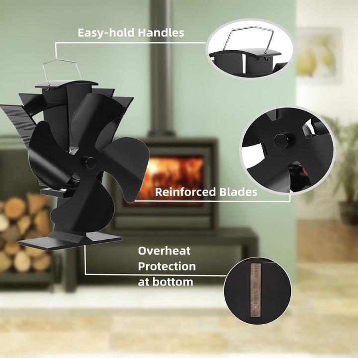 Image du produit Tomersun Ventilateur de four 4 lames