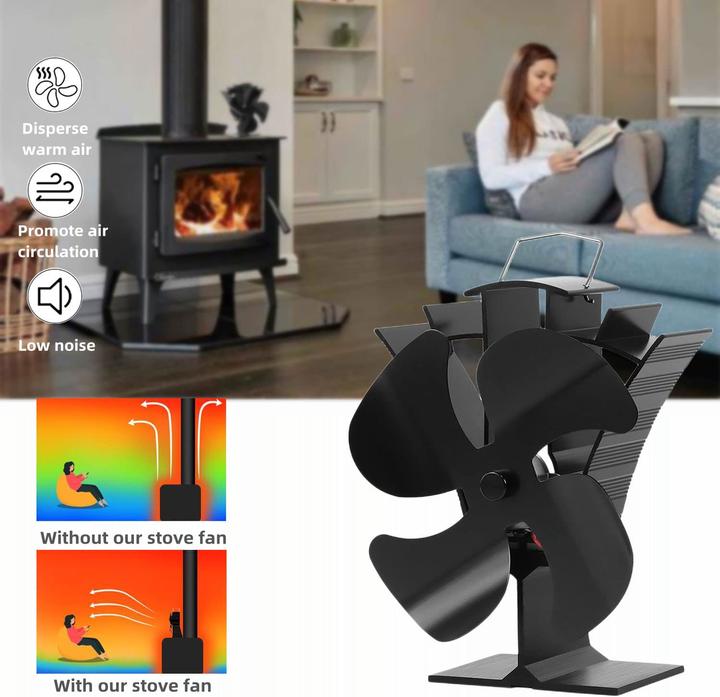 Image du produit Tomersun Ventilateur de four 4 lames