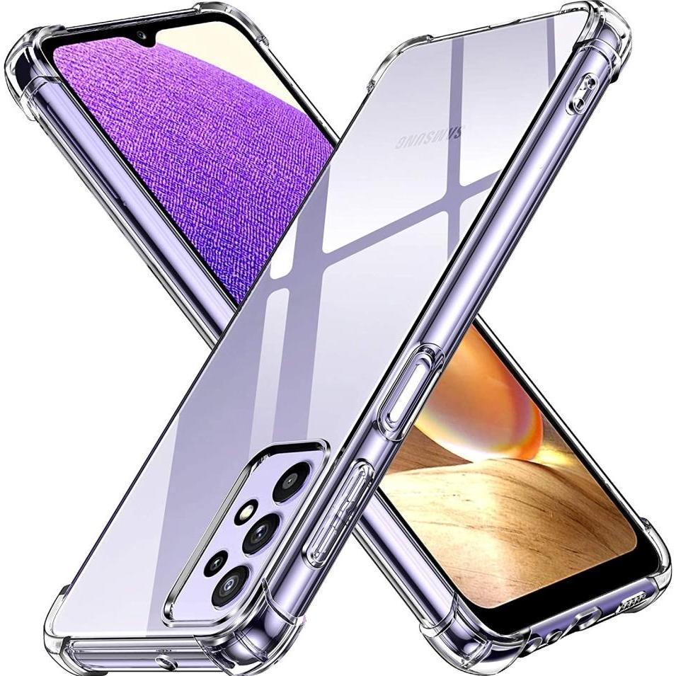 Thumbnail - Screenguard Samsung Galaxy A32 5G Hülle Crystal Soft Airbag Bumper (Samsung Galaxy A32 5G), Smartphone Hülle, Transparen...