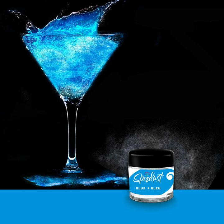Roxy & Rich Paillettes pour cocktails Bleu, 1.5g