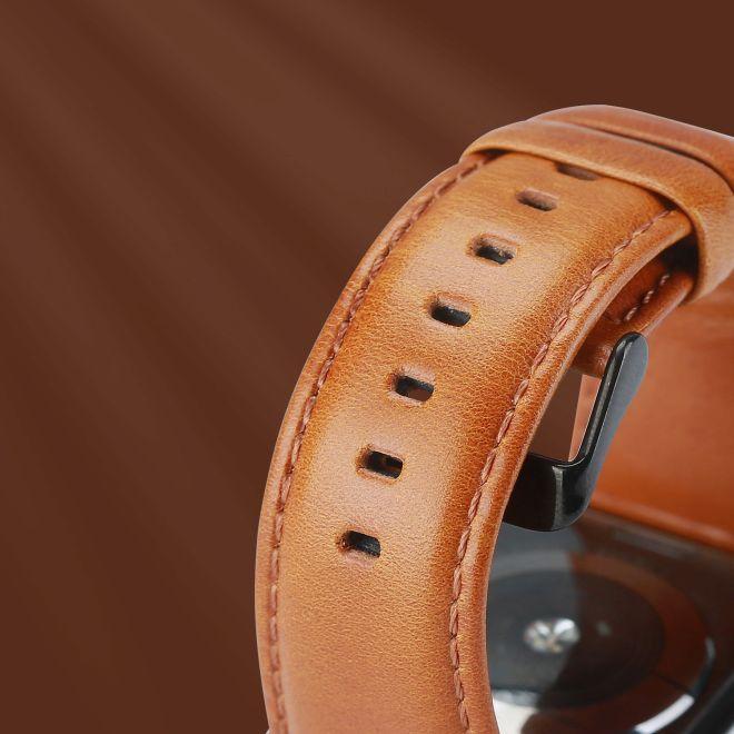 Produktbild Dux Ducis Business Series Echtleder Ersatz Armband (44 mm, 45 mm, 42 mm, Echtleder)
