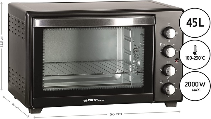 Image du produit TZS First Austria Mini-four 2000 watts