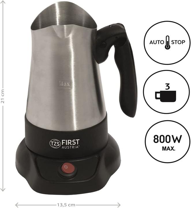 Immagine prodotto TZS First Austria Creatore di moka (2 Tazze)