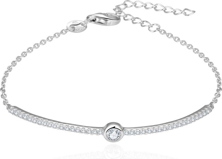 Immagine prodotto Beneto Elegante bracciale in argento con zirconi AGB628 / 21
