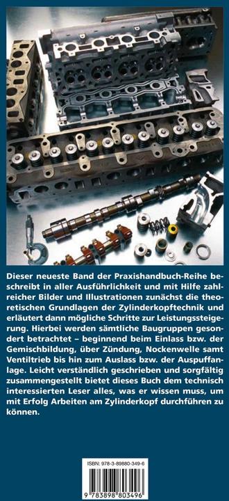 Produktbild Praxishandbuch Zylinderköpfe (Deutsch, Peter J. Burgess, 2005)
