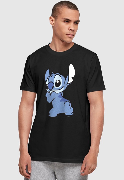 Produktbild Absolute Cult Lilo And Stitch - Stitch Backside Breast Basic T-Shirt - 124375 (L)