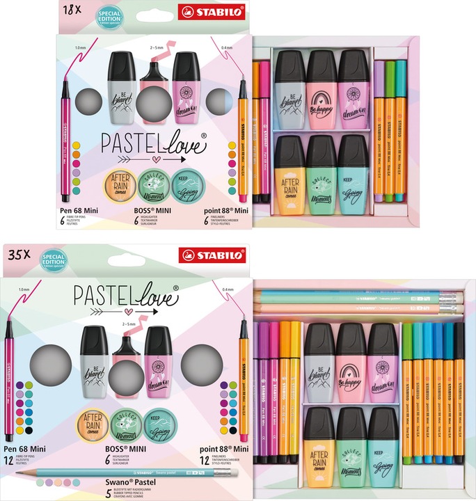 Immagine prodotto STABILO Mini Mondo Pastello Amore (Multicolore, 1 mm, 18 x)