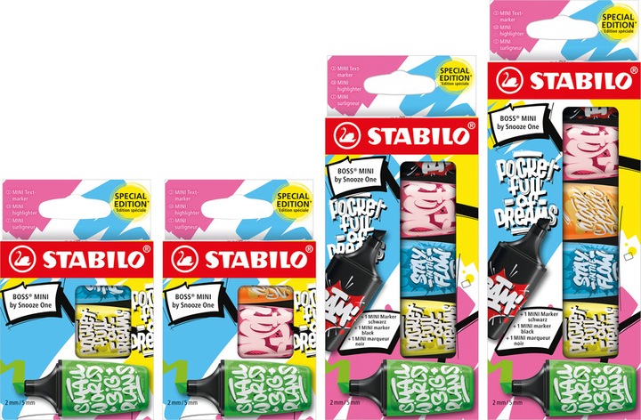 Produktbild STABILO Boss Mini (5 Farben, 5 mm, 5 x)