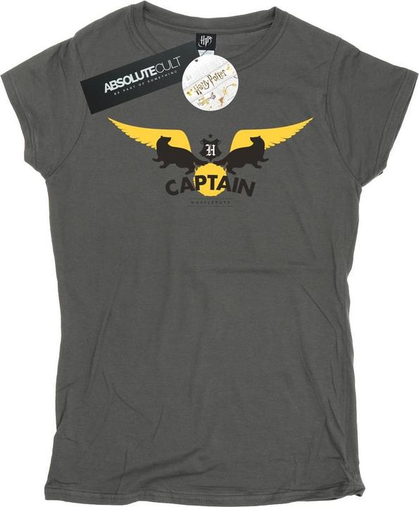 Actual product image Womens/Ladies Hufflepuff Captain Cotton T-Shirt (M)