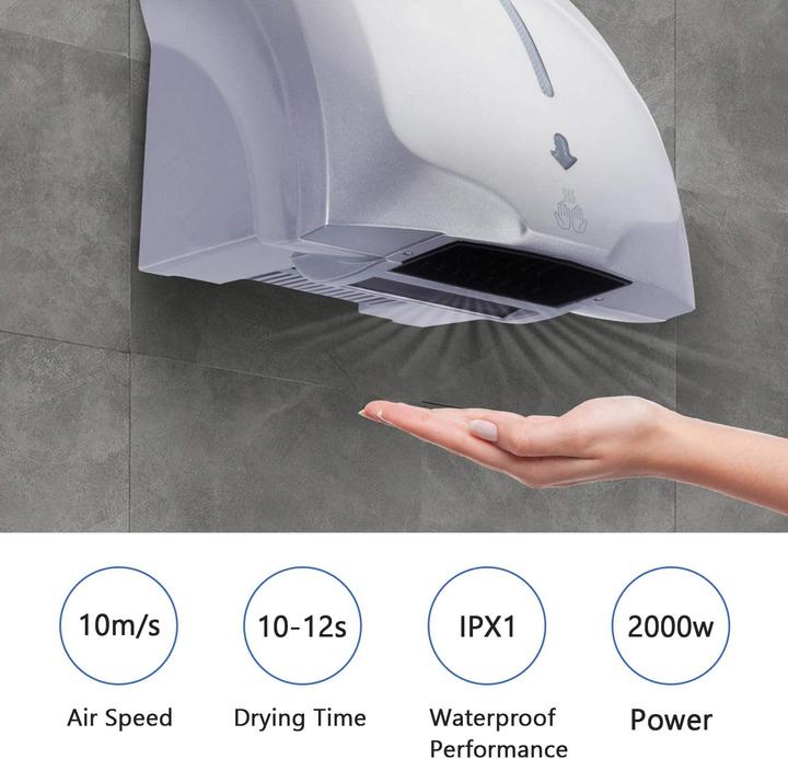 Actual product image Modundry Hand Dryer, Grey