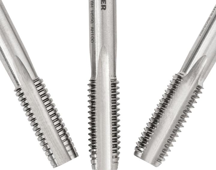 Set Maschi per Filettare BSW DIN 352 HSS | Ripristino Filetti Whitworth