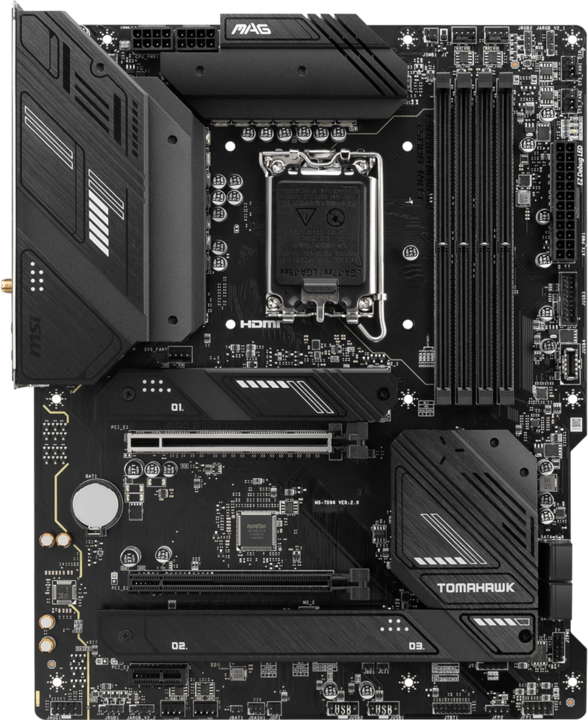 Actual product image MSI MAG B760 TOMAHAWK WIFI (LGA 1700, Intel B760, ATX)