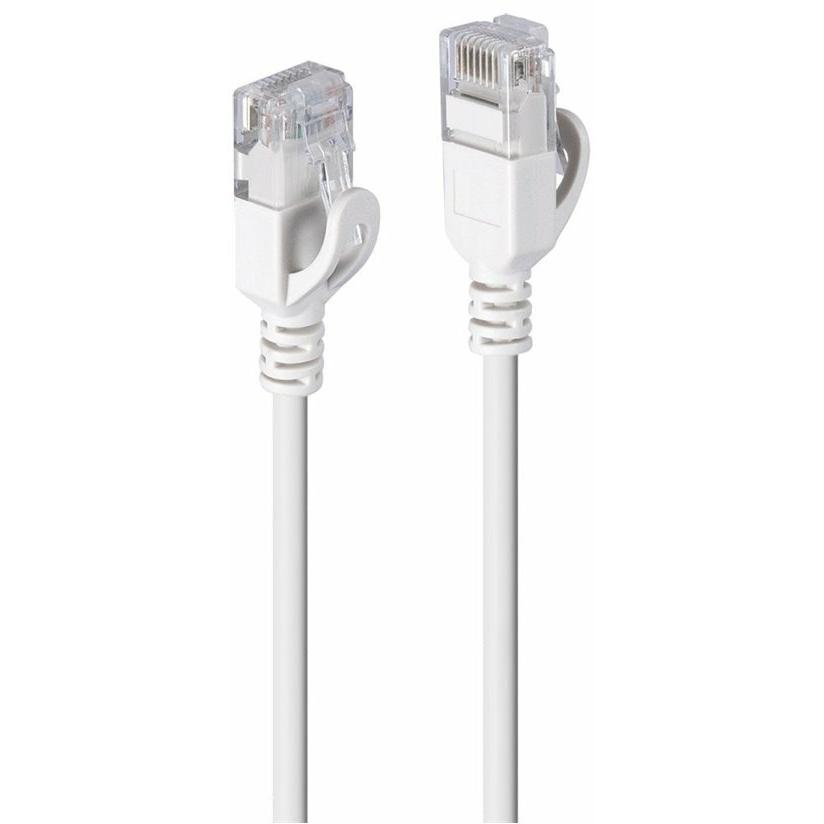 Thumbnail - Lindy 3m Cat.6A U/FTP Ultra Slim Netzwerkkabel, grau RJ45-Stecker, 500MHz, Kupfer, 30AWG (U/FTP, CAT6a, 3 m), Netzwerkka...