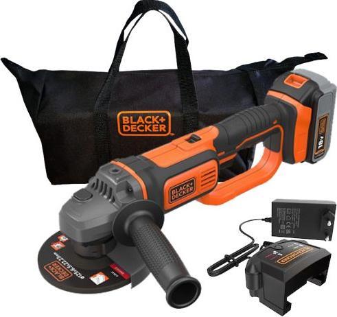 Immagine prodotto Black & Decker Smerigliatrice angolare a batteria BCG720M1 (125 mm)