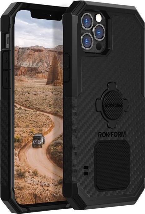 Actual product image Rokform iPhone 12 / iPhone 12 Pro (6.1") Rugged Case - Black (Apple iPhone 12, Apple iPhone 12 Pro)