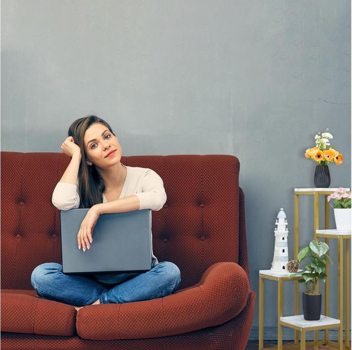 Image du produit Relaxdays Support pour plantes avec 4 étagères