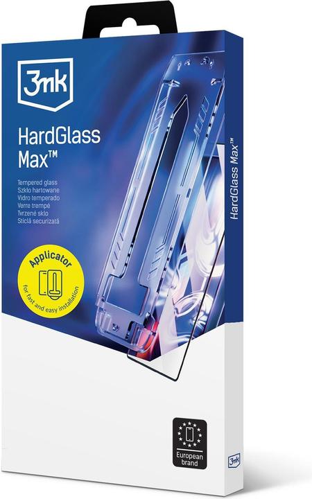 Image du produit 3MK Szkło hartowane HardGlass Max z aplikatorem do Apple iPhone 17 Pro Max (Apple iPhone 17 Pro Max)
