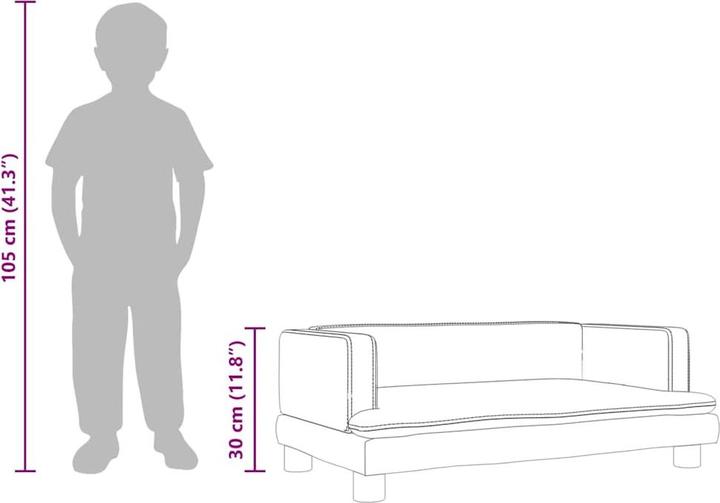 Produktbild vidaXL Shawn (Kindersofa)