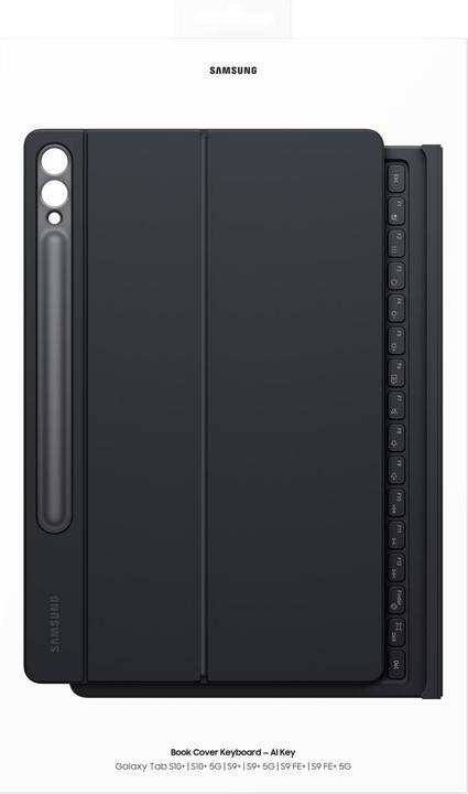 Produktbild Samsung Book Cover Keyboard (DE, Galaxy Tab S10+, Galaxy Tab S9 FE+, Galaxy Tab S9+)