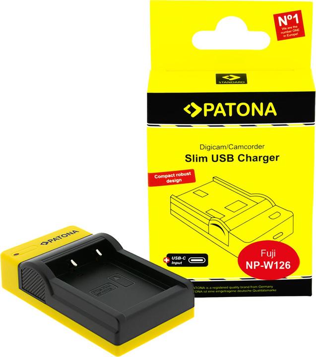 Produktbild Patona Micro USB Ladegerät zu Fuji NP-W126 (Kamera Akku Ladegerät)