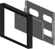 Produktbild Hagor Inbox Digital Signage XL Indoorschutzgehaeuse fuer Displays von 55 bis 57 Zoll VESA max 600x400 T...