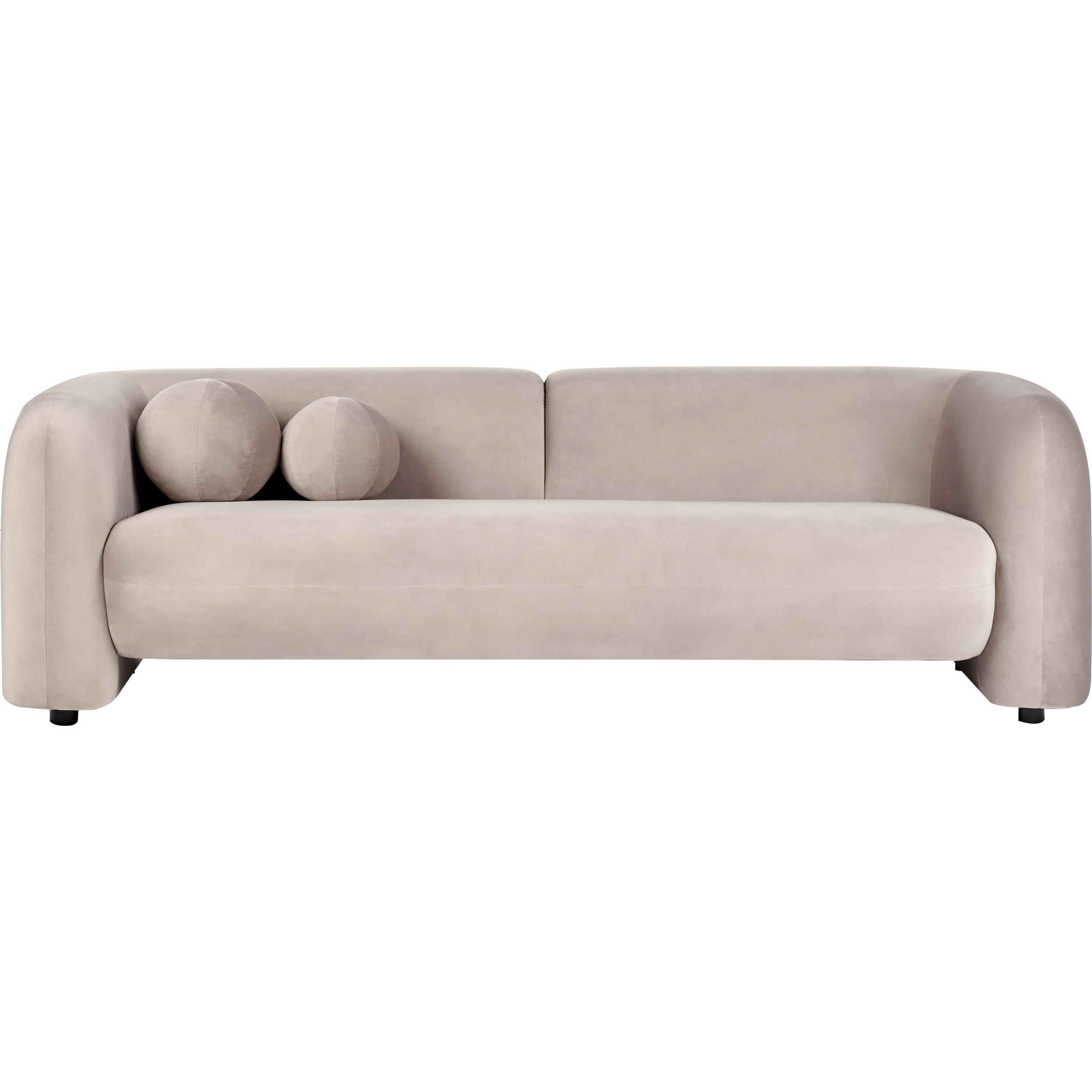 Beliani, Sofa, Leiren (3-Sitzer)