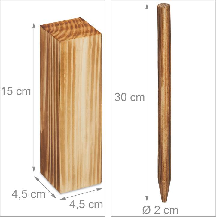 Image du produit Relaxdays Jeu viking de 22 pièces (22 x, 30 mm)