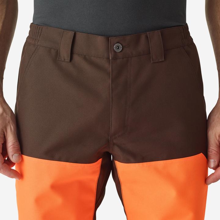 Produktbild Solognac Jagdhose Regenhose Renfort 500 orange/braun (L)