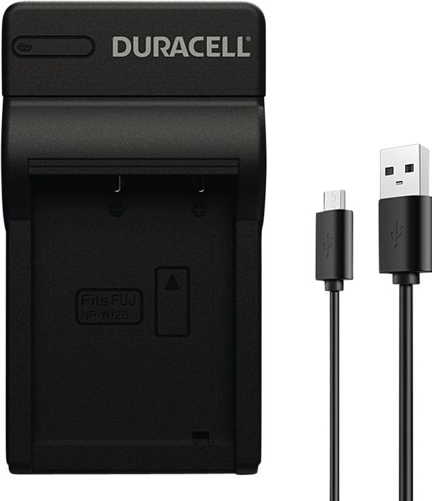 Image du produit Duracell Chargeur avec câble USB pour DRFW126/NP-W126 (Chargeur de batterie d'appareil photo)