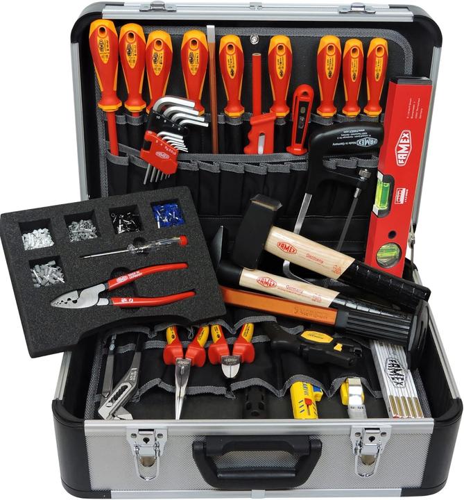 Actual product image Famex Elektriker-Werkzeugkoffer (35 pieces)