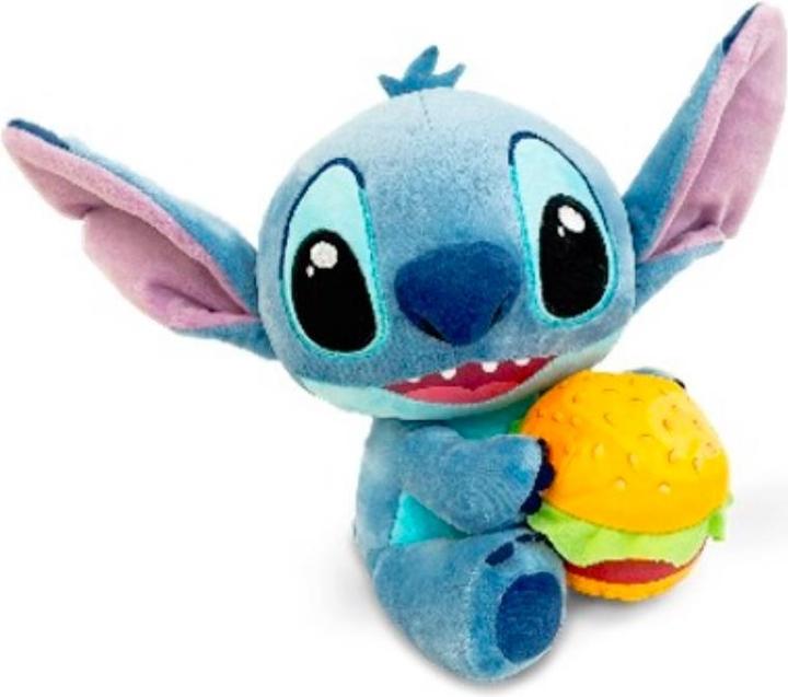 Actual product image Simba Disney Stitch with burger, 25cm (25 cm)