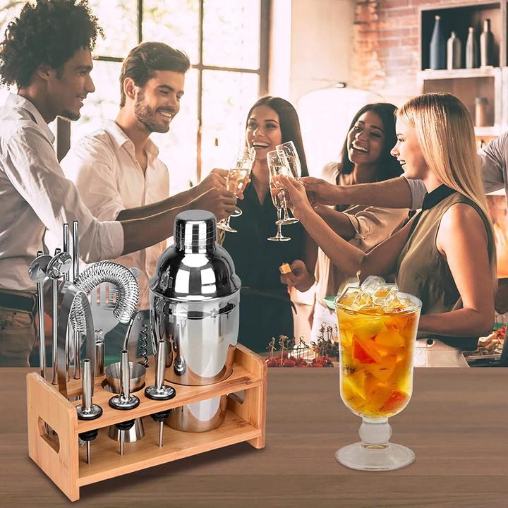Immagine prodotto Lychee 12-teiliges Cocktailshaker-Set (Set da cocktail)