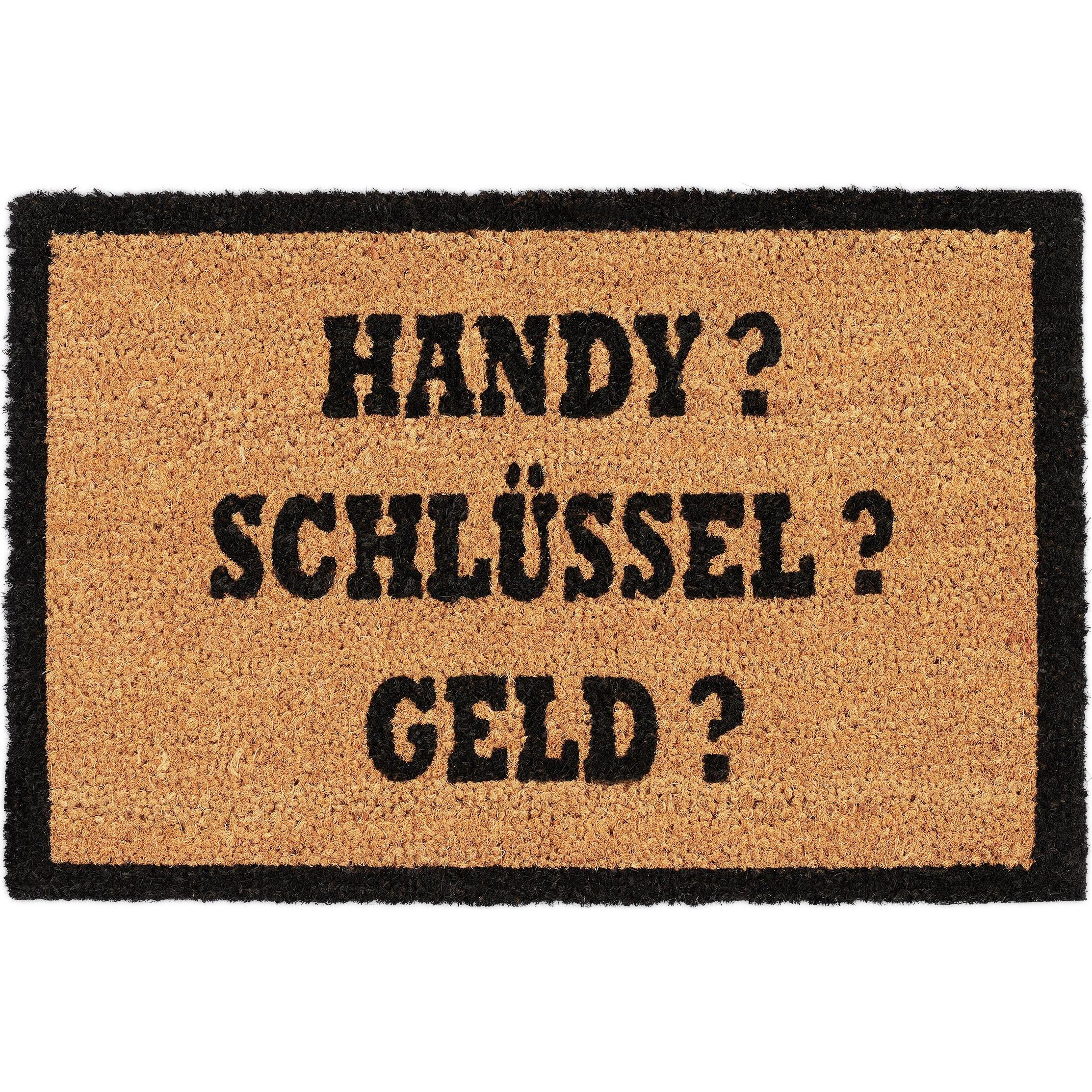 Relaxdays, Fussmatte, Kokosmatte (60 x 40 x 1.5 cm)