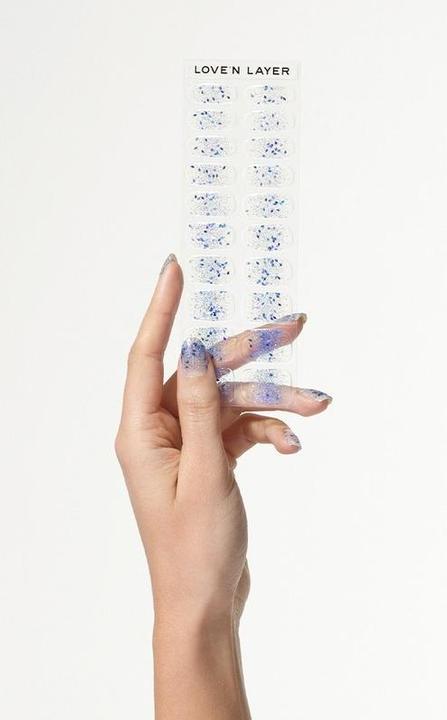 Produktbild Love'n Layer - Funky Sparkle Blue (Nagelkleber, Funky Sparkle Blue)