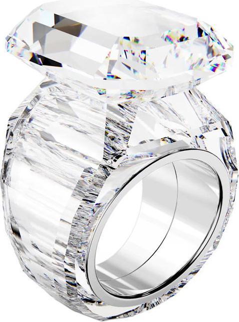 Produktbild Swarovski Lucent Cocktail Ring Oktagon Schliff Weiss (52)