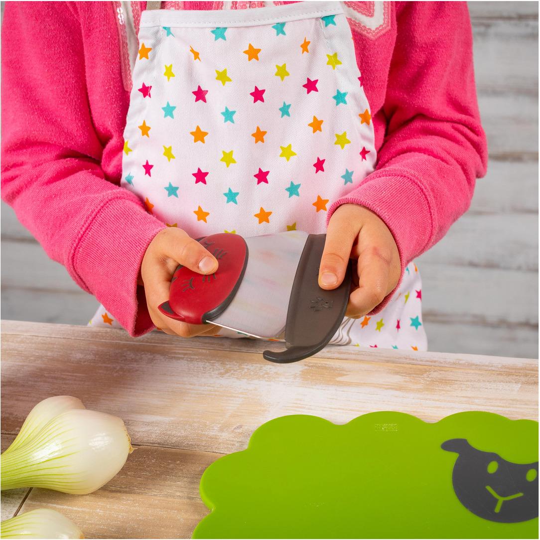 Thumbnail - 6x Kuhn Rikon, Kindergeschirr + Kinderbesteck, Kinderkitchen Schneide Set