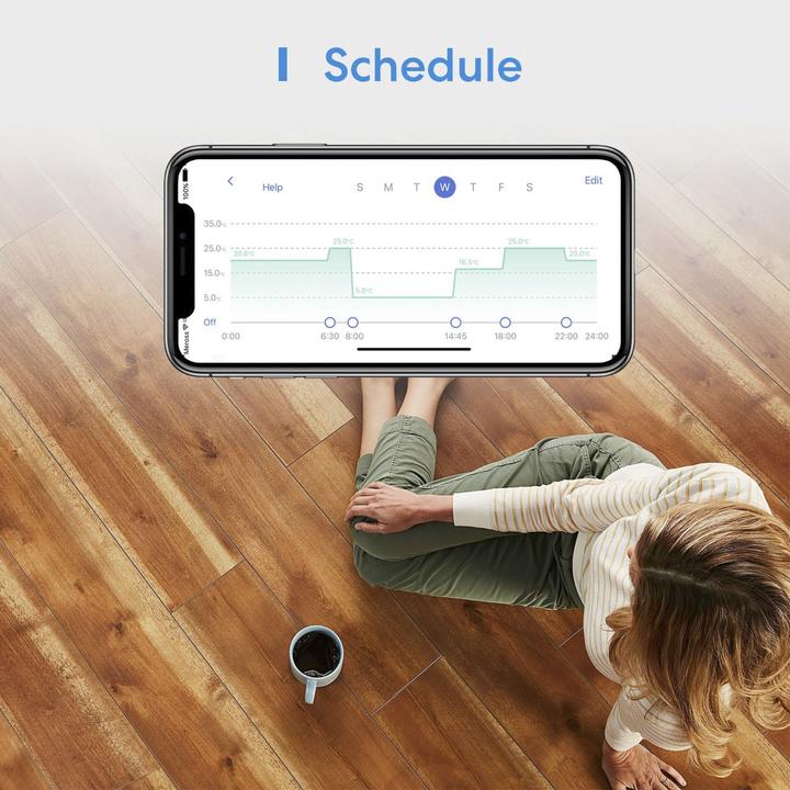 Actual product image Meross Smart Wi-Fi Thermostat