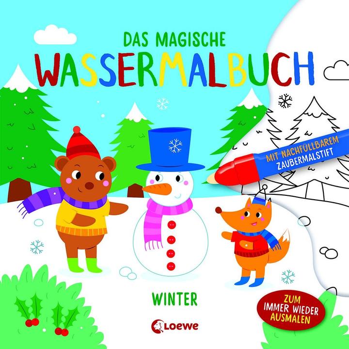 Produktbild Loewe Das magische Wassermalbuch - Winter