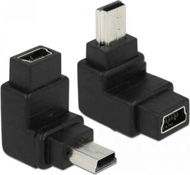 Produktbild Delock USB Adapter Mini-B zu Mini-B, 90ø gewinkelt (USB 2.0)