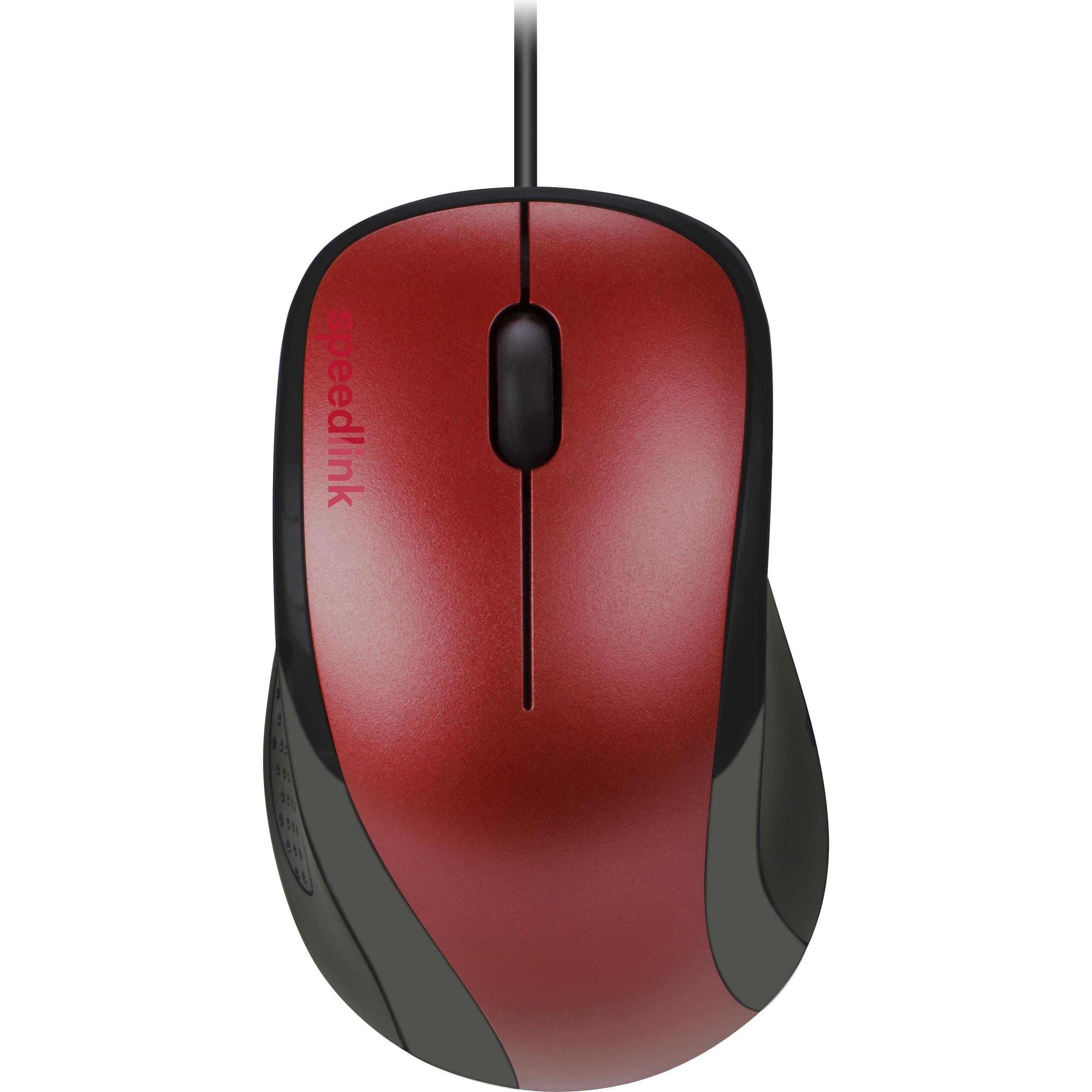 Speedlink Kappa (Kabelgebunden), Maus, Rot