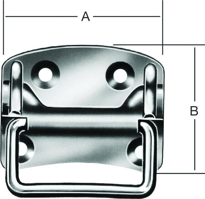 Produktbild Vormann schwerer Kistengriff verzinkt 135x105mm (Kistengriffe)