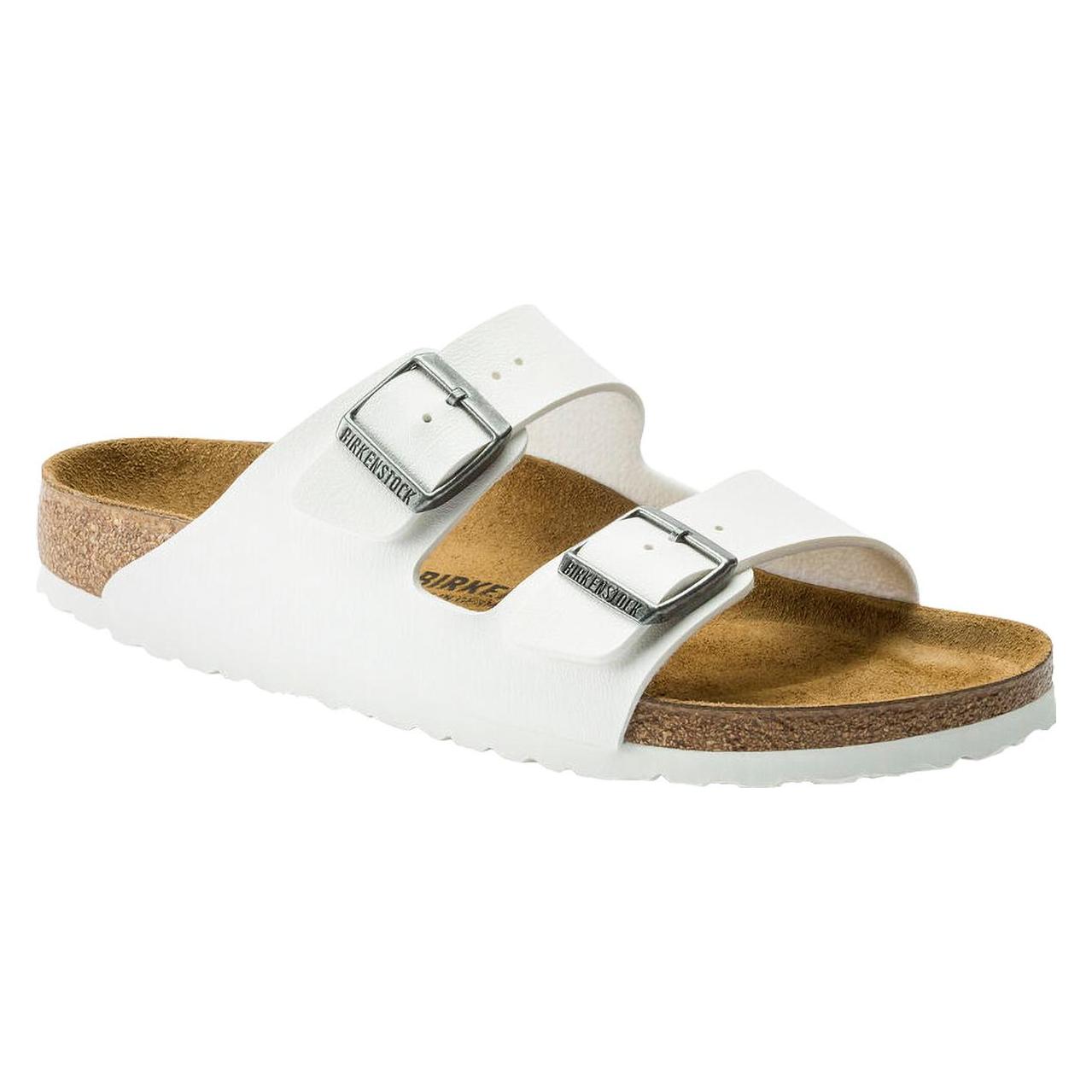Birkenstock, Unisex, Sandalen, Vrijetijdsschoenen 552681 Arizona Bf, Wit, (43)