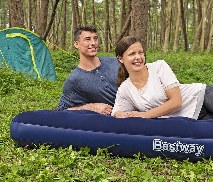 Actual product image Bestway Luftbett Flocked (150 x 200 cm)