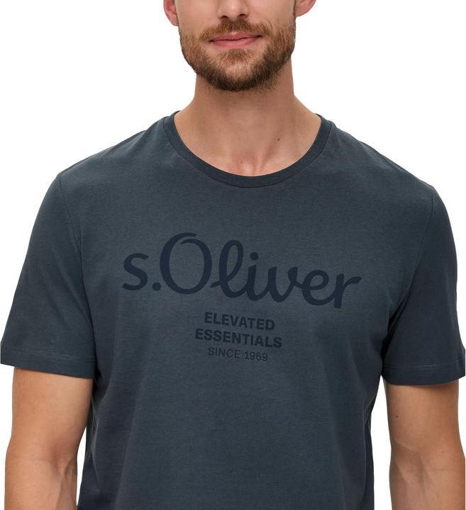 Actual product image S.Oliver T-Shirt Casual Bequem sitzend Logo T-Shirt (3XL)