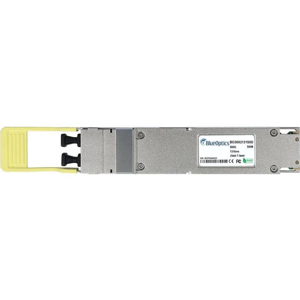 BlueOptics OSFP Transceiver Finned-Top 800GBASE-DR8 500 Meter, Ricetrasmettitore