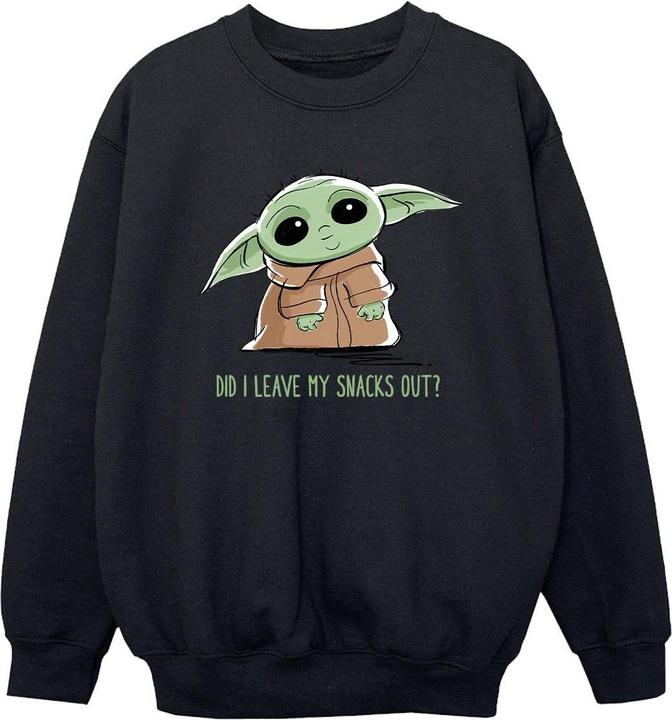 Image du produit Star Wars - Sweat THE MANDALORIAN GROGU SNACKS MEME - Garçon (152, 158)