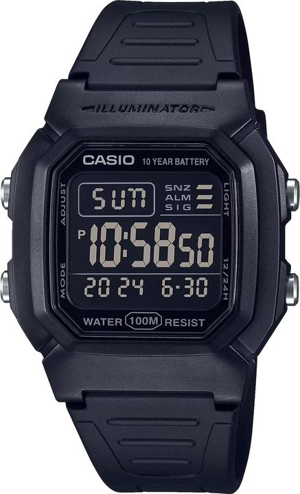 Casio Retro Vintage - W-800H-1B (Digital watch, 37 mm)